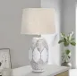 LAMPA STOŁOWA Z ŻYWICY OWAŁ ATENA 38X67 cm